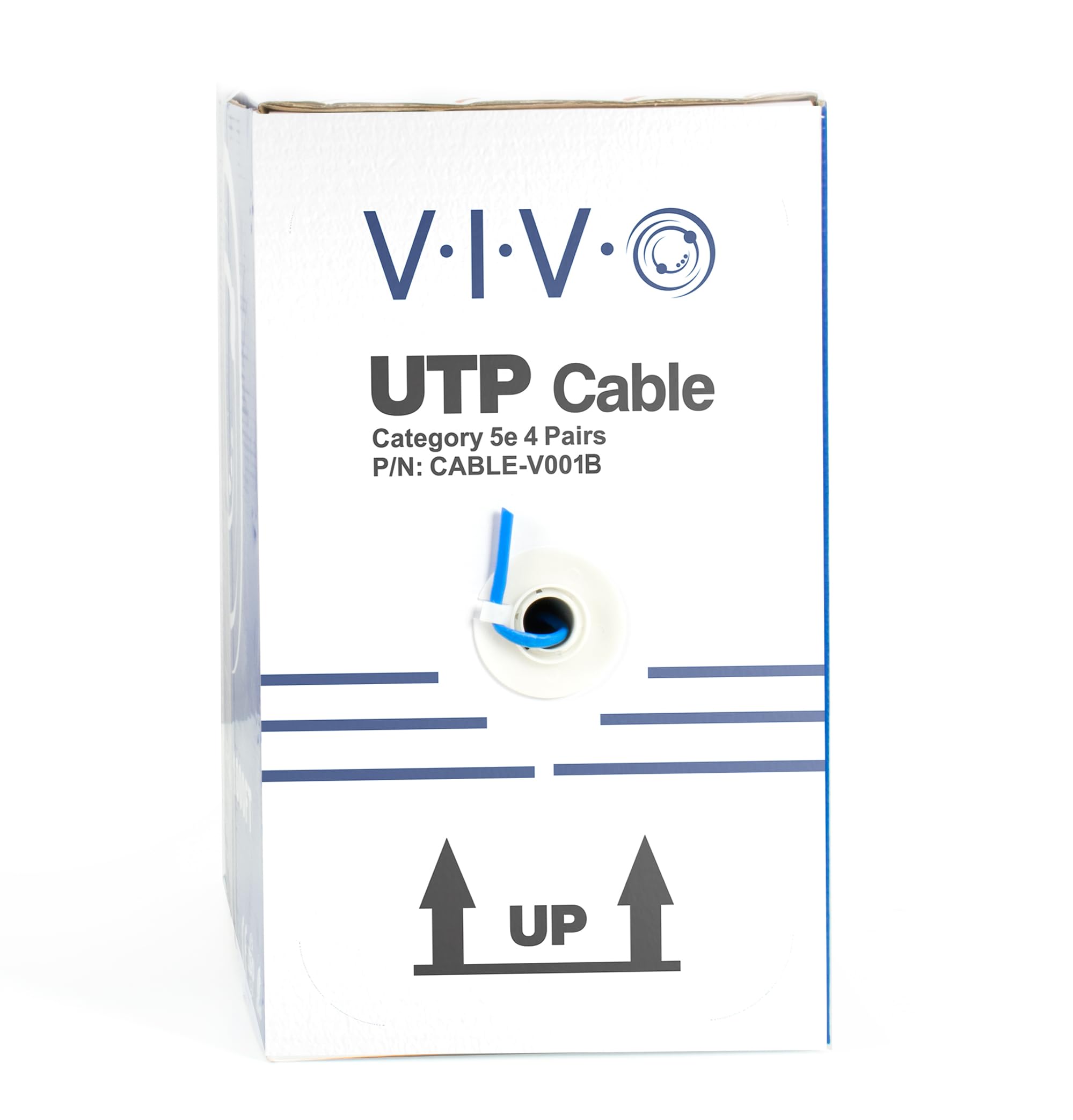 Foto 7 | Cable Ethernet Vivo Cca Cat5e 24 Awg Utp 305 M Azul - Venta Internacional.