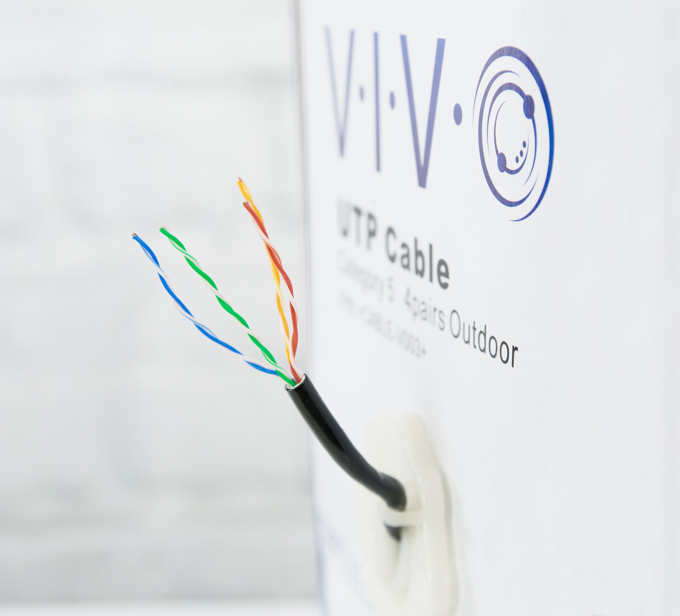 Foto 3 pulgar | Cable Ethernet Vivo Cable-v003 Cat5e 24 Awg 305 M Resistente Al Agua - Venta Internacional.