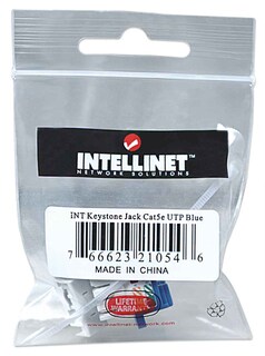 Foto 2 | Jack Cat 5e Intellinet De Impacto (keystone) Azul