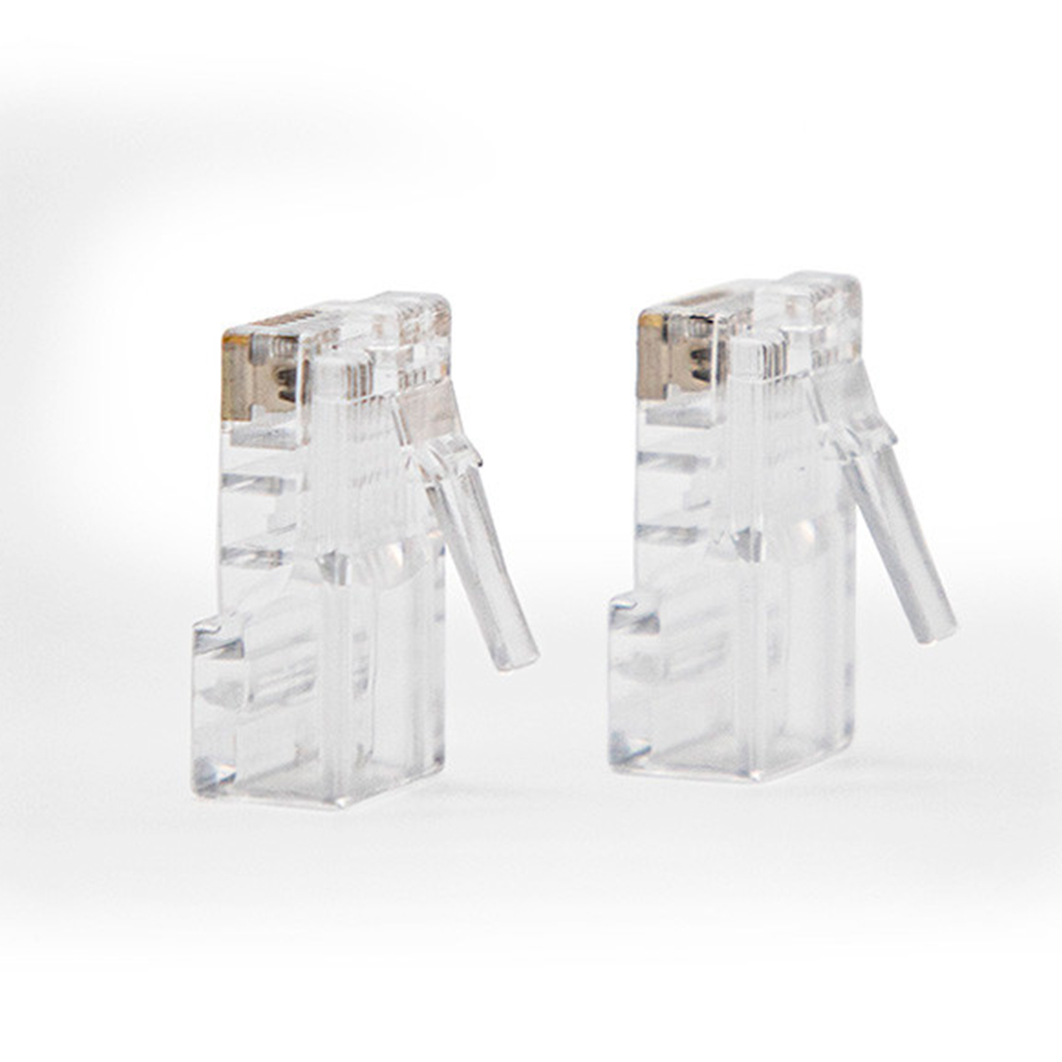 Foto 5 pulgar | Conector Modular Rj45 Qian Nw5100 Transparente 100 Piezas