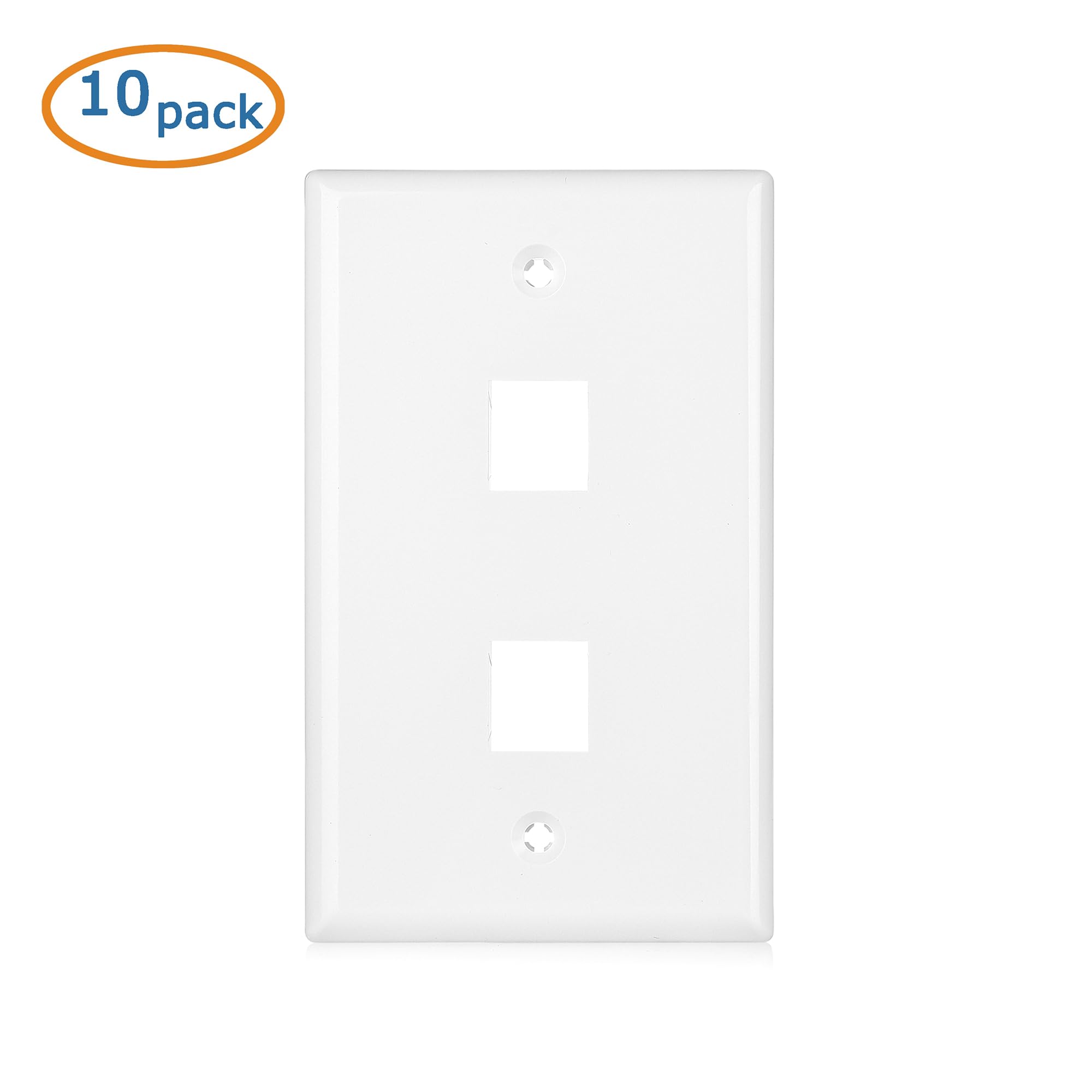 Foto 5 pulgar | Wall Plate Cable Matters Low Profile Keystone Jack X1 De 2 Puertos - Venta Internacional.