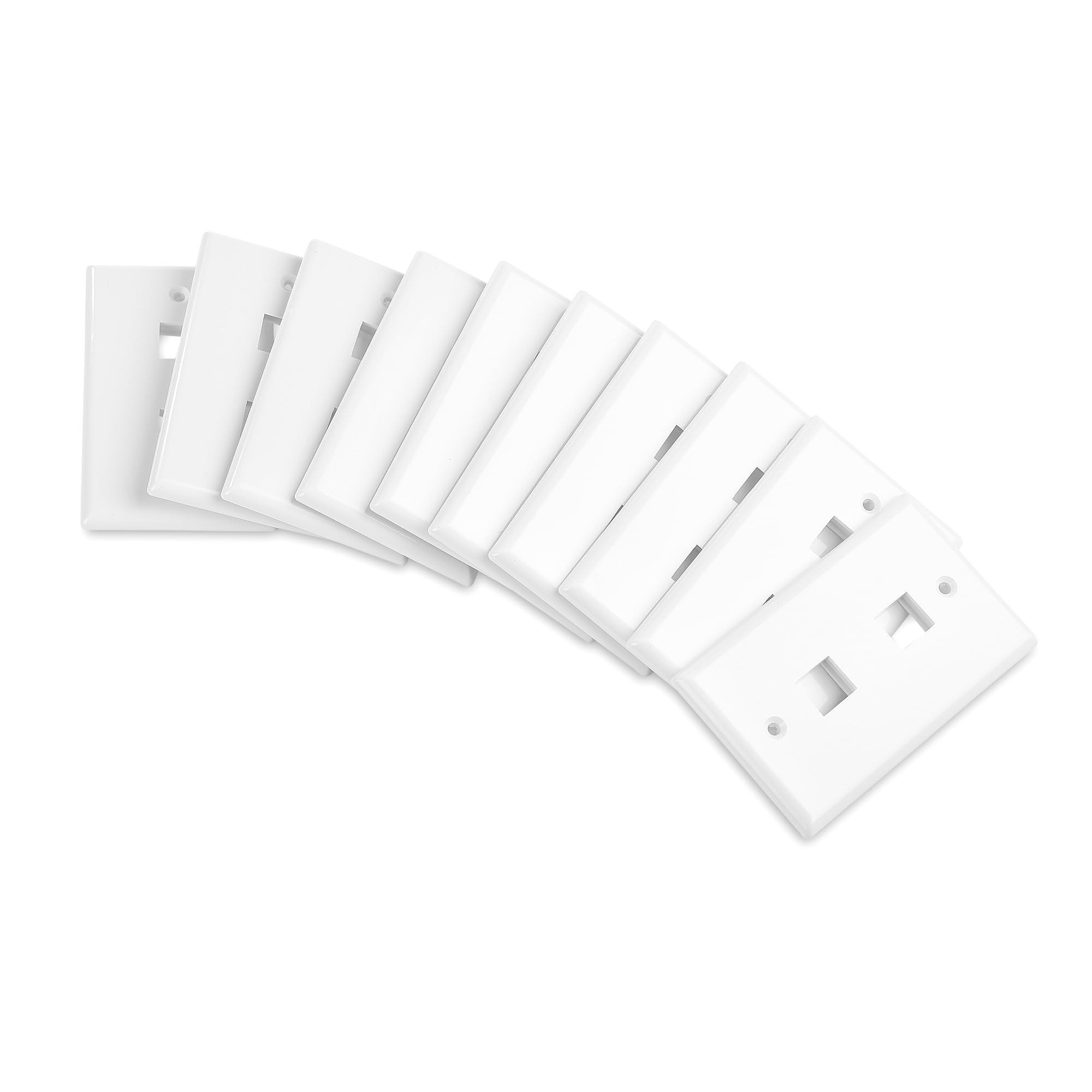 Foto 6 pulgar | Wall Plate Cable Matters Low Profile Keystone Jack X1 De 2 Puertos - Venta Internacional.