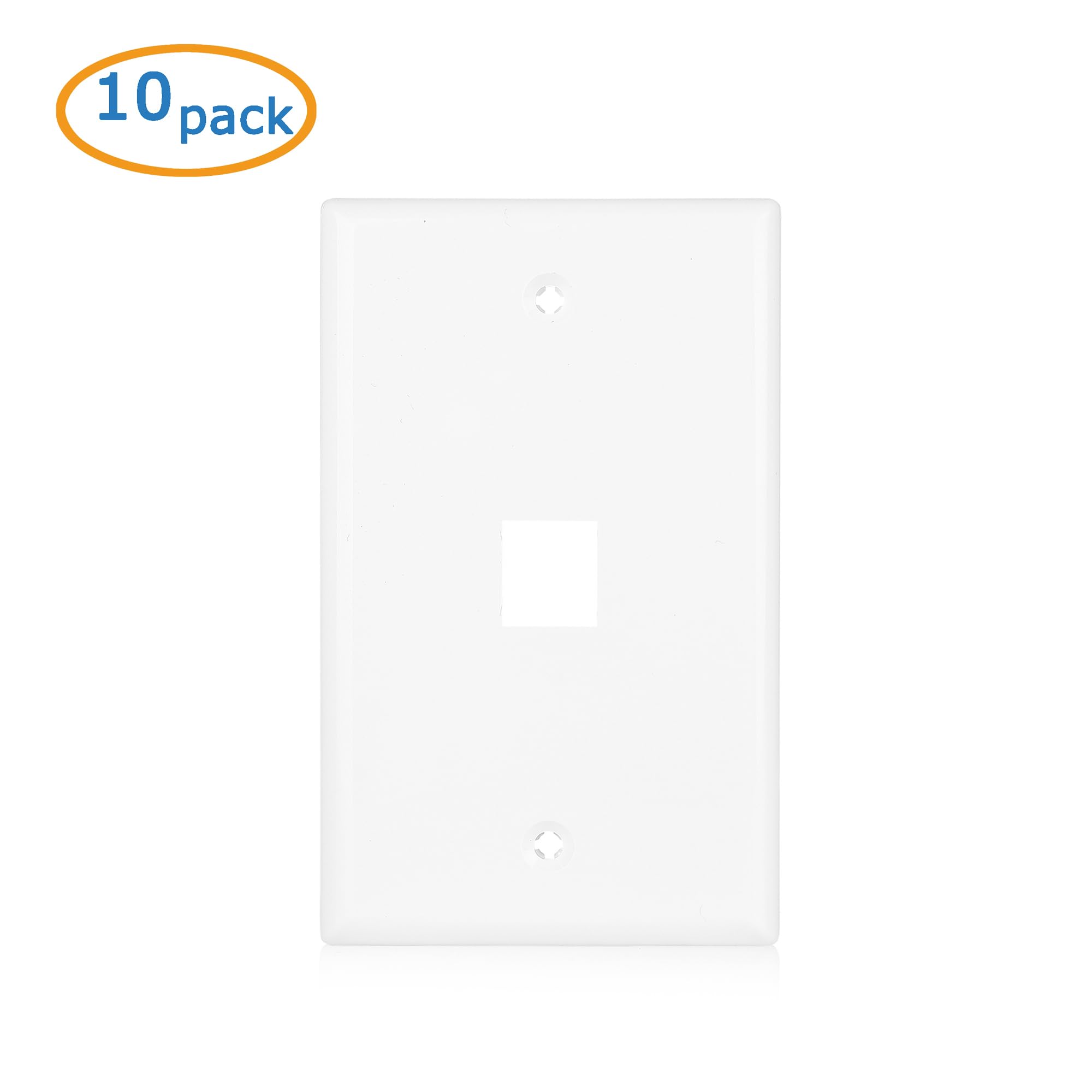 Foto 2 | Wall Plate Cable Matters, Conector Keystone De 1 Puerto, Perfil Bajo, X10 - Venta Internacional.