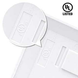 Foto 2 | Placa De Pared Vce De 2 Puertos Keystone Con Certificación Ul, Blanca (paquete De 10) - Venta Internacional.