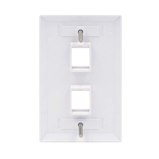 Foto 3 | Placa De Pared Vce De 2 Puertos Keystone Con Certificación Ul, Blanca (paquete De 10) - Venta Internacional.