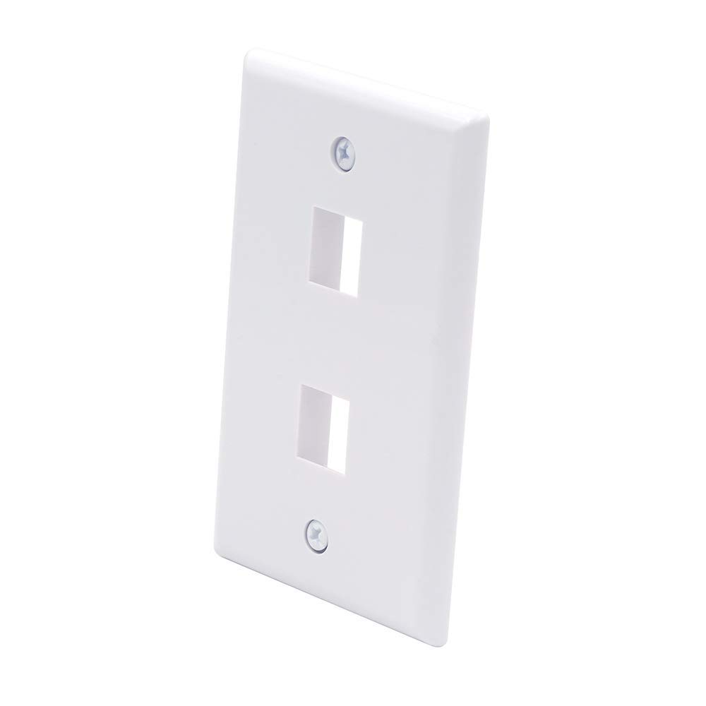 Foto 6 pulgar | Placa De Pared Vce De 2 Puertos Keystone Con Certificación Ul, Blanca (paquete De 10) - Venta Internacional.