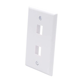 Foto 5 | Placa De Pared Vce De 2 Puertos Keystone Con Certificación Ul, Blanca (paquete De 10) - Venta Internacional.