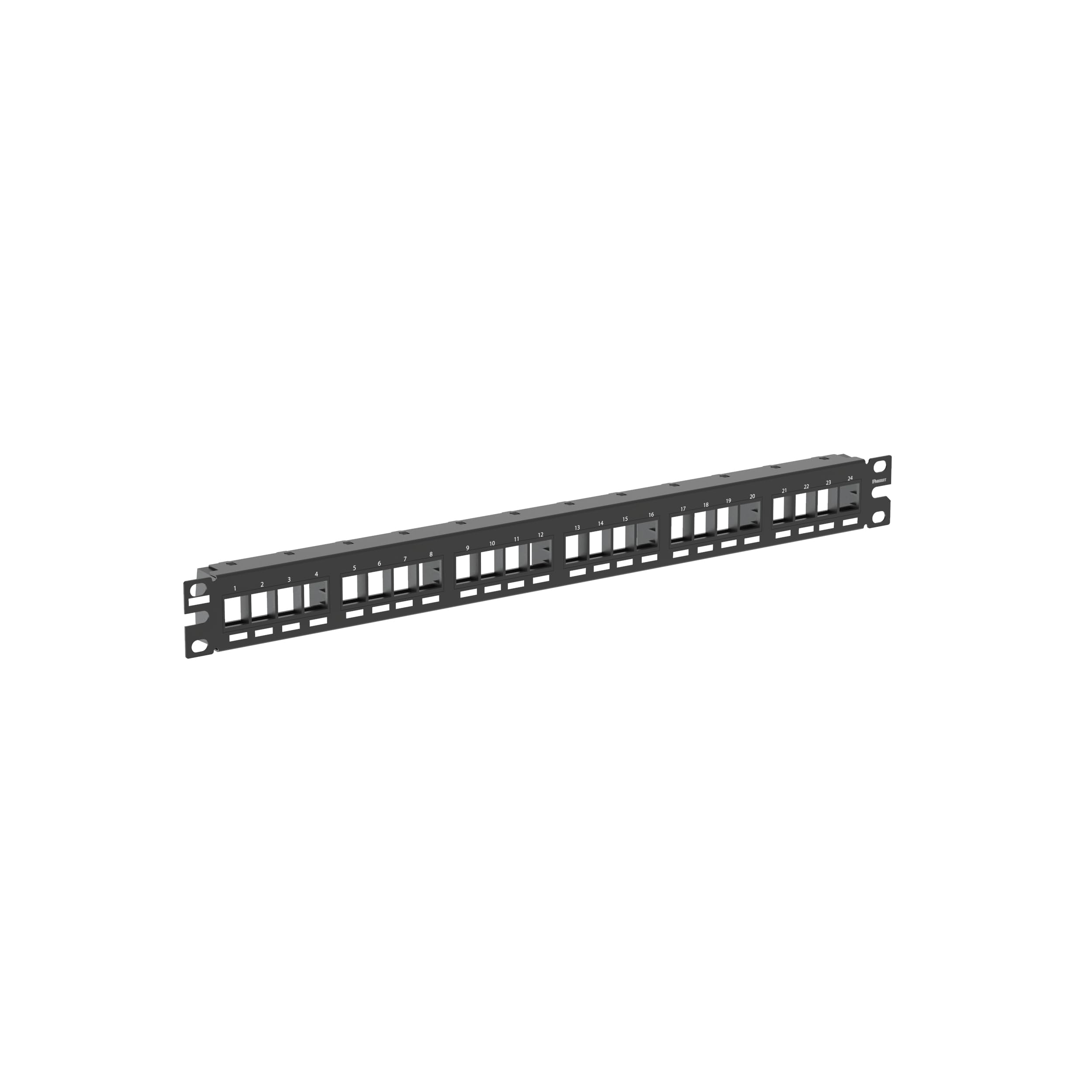Foto 1 | Panel De Conexión Panduit Nkpp24fmy Categoría 6 De 24 Puertos Negro - Venta Internacional.