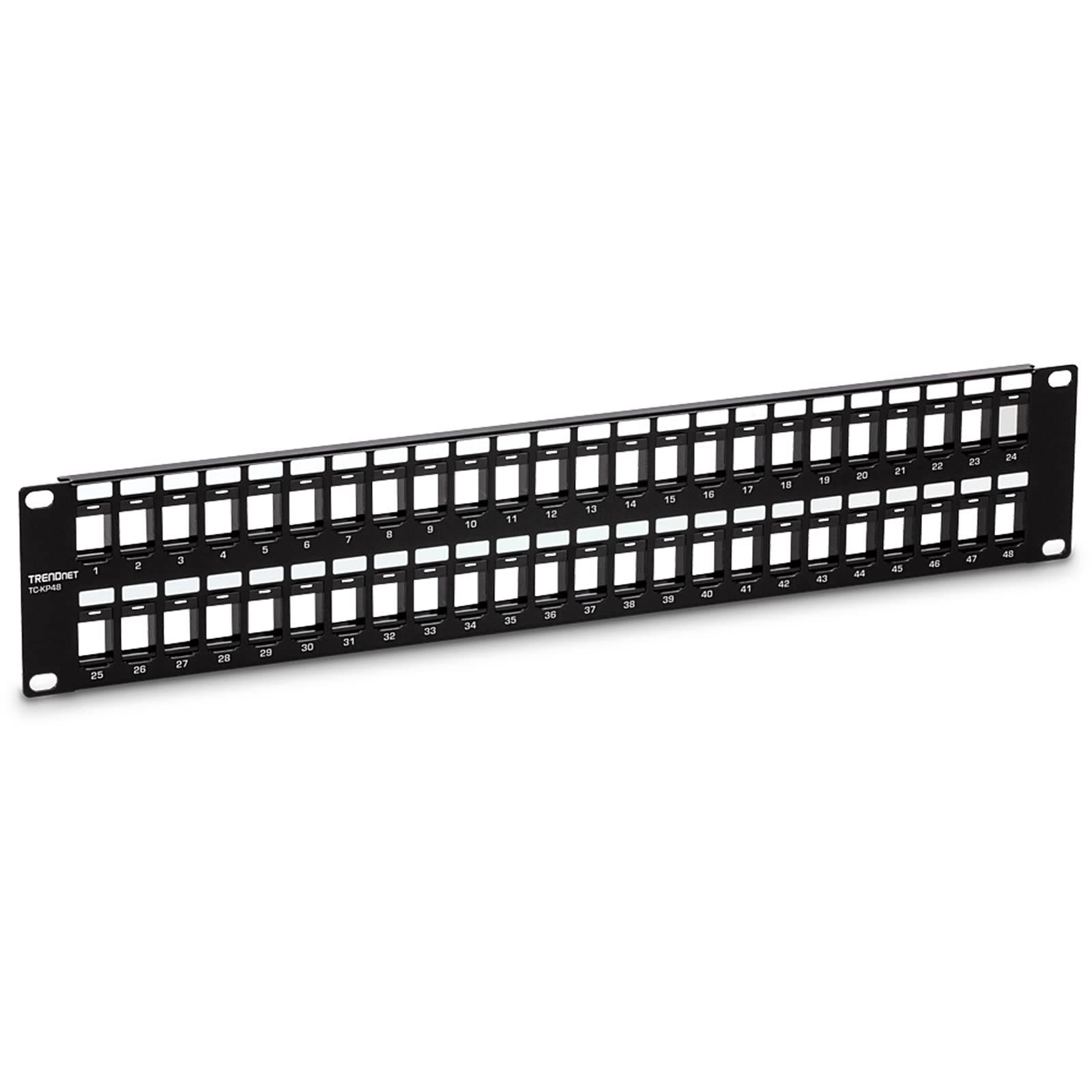 Panel De Conexión Trendnet Tc-kp48 Keystone De 48 Puertos Y 2u Hd - Venta Internacional. $1,078