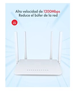 Foto 2 | Router Range Extender Repetidor Belug Wr1200 2.4 Ghz Y 5 Ghz. color Blanco