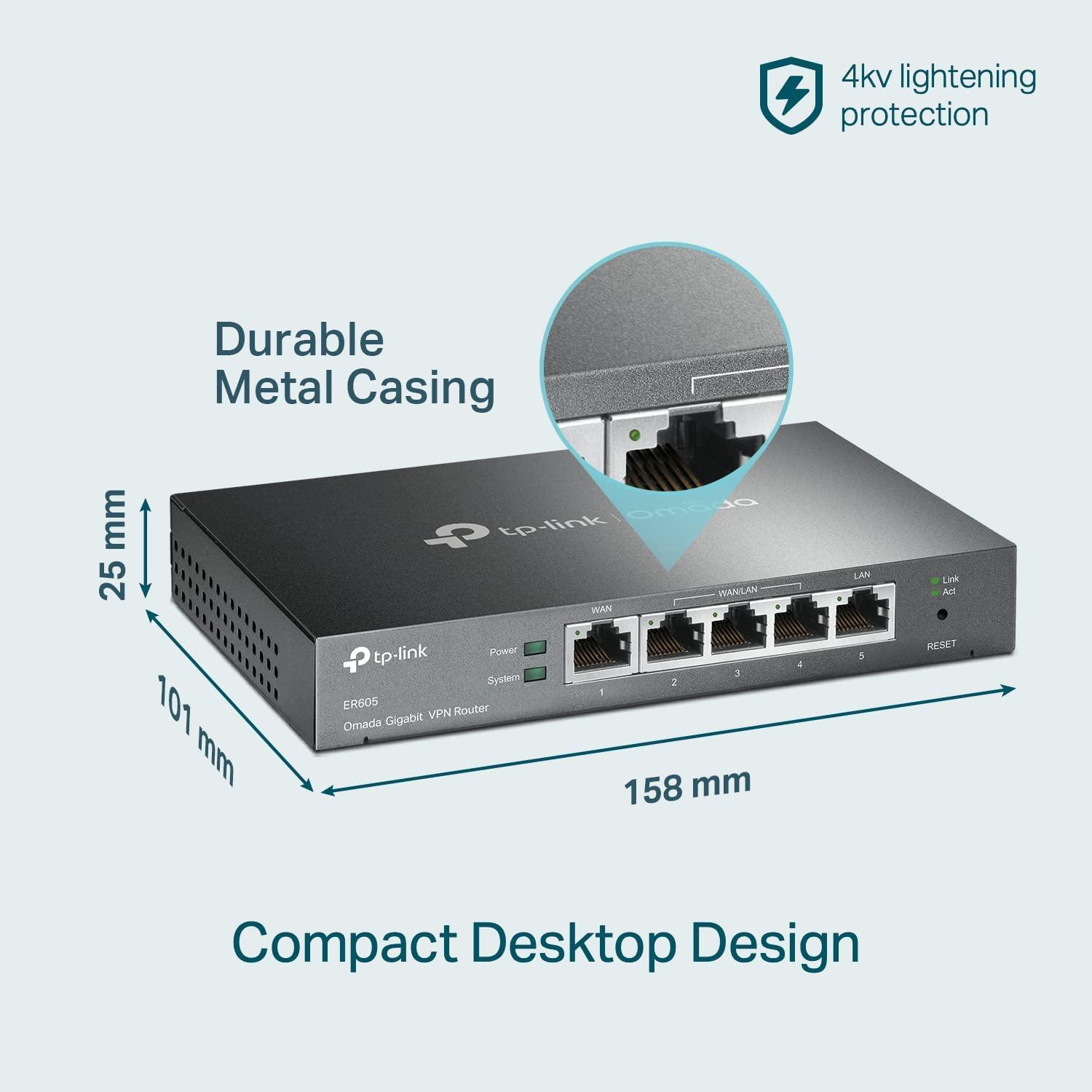 Foto 3 | Router Tp-link Safestream Tl-r605 V1