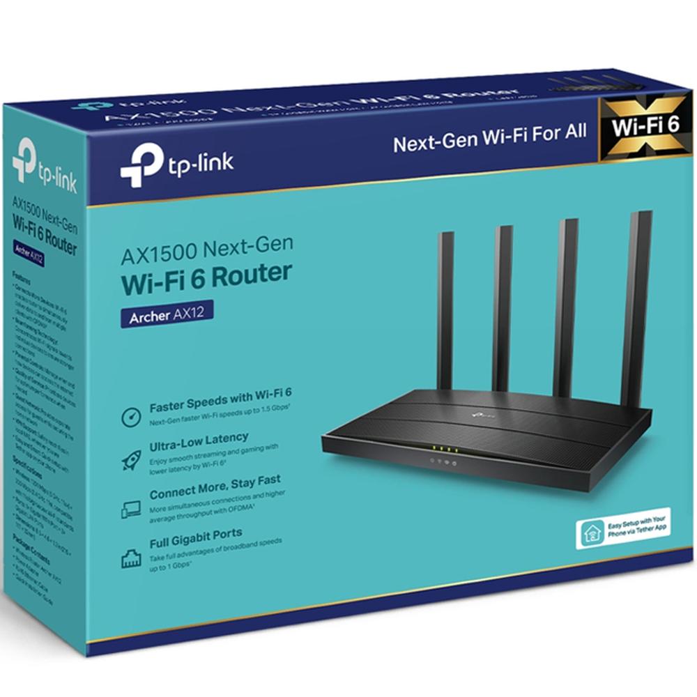 Foto 7 pulgar | Router Inalámbrico Tp-link Archer Ax12 Ax1500 Dual Band Wifi 6 802.11