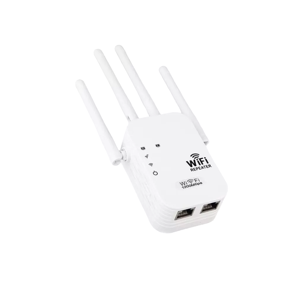 Repetidor Wifi Amplificador Señal 1200mbps 110/230v Wps Blanco