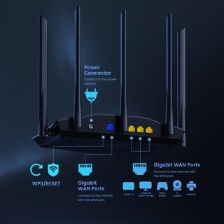 Foto 5 | Router Wifi 6 Para Juegos Tenda Ax3000 De Doble Banda Gigabit Rx12pro - Venta Internacional.