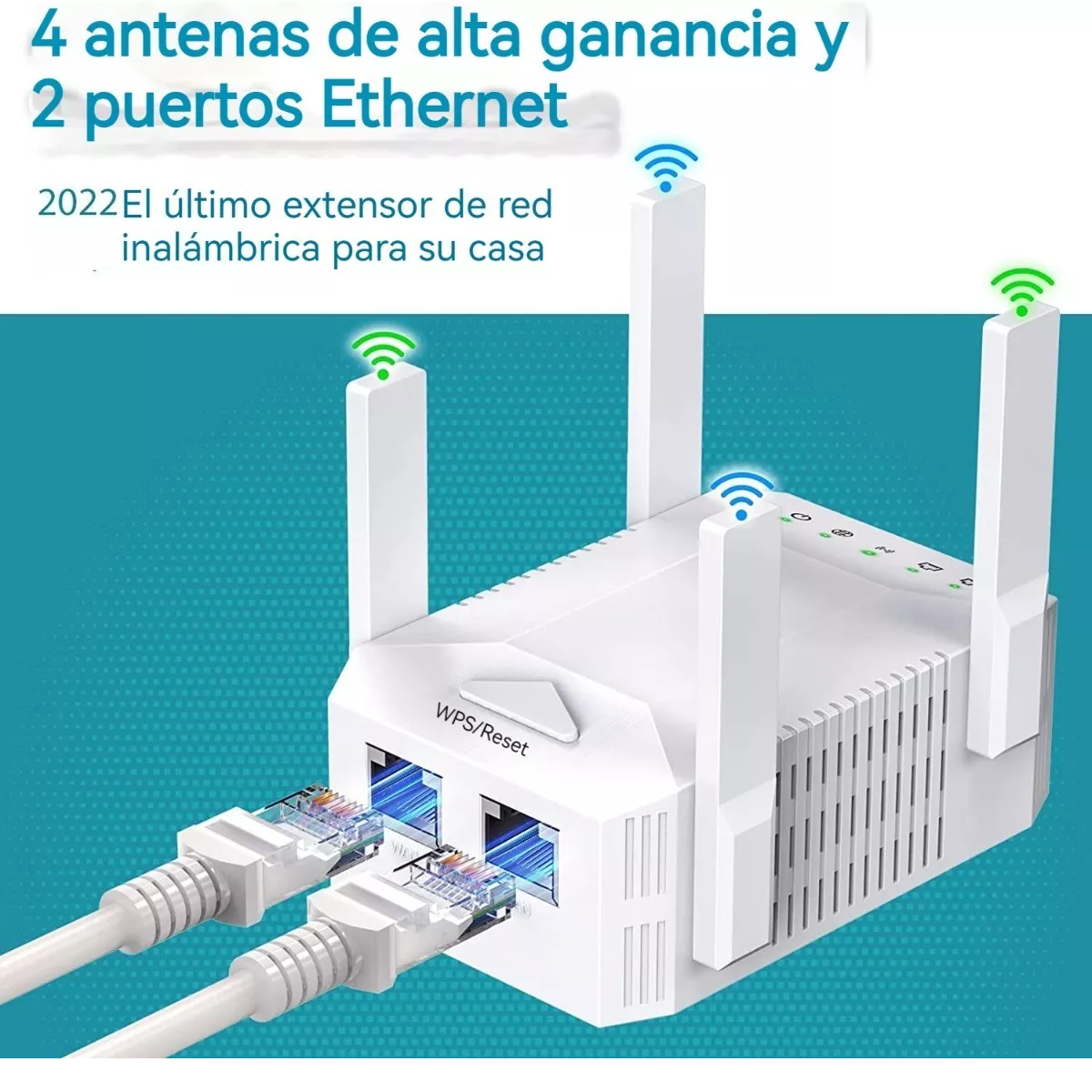 Foto 2 | Repetidor Extensor De Señal De Red Inalámbrica 5g Eo Safe Imports Esi-12907 Blanco