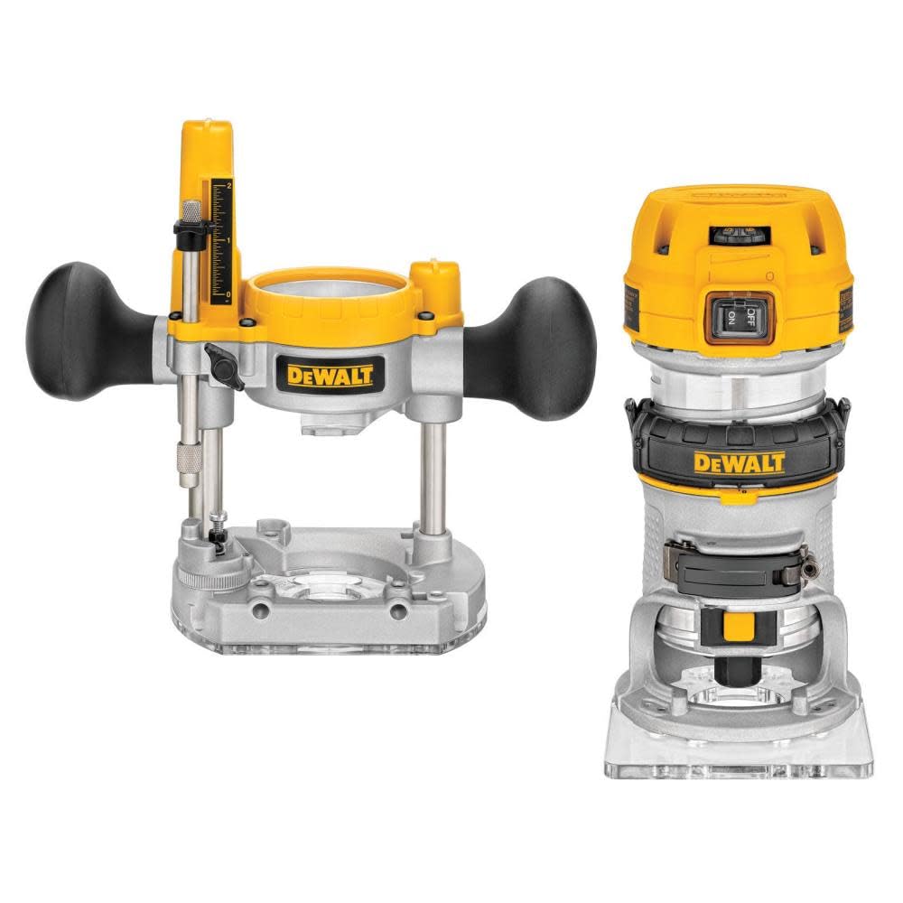 Foto 2 pulgar | Kit de Router Dewalt con Base Fija y Sumergida de 1.25 Hp 1-64 Pulgadas - Venta Internacional