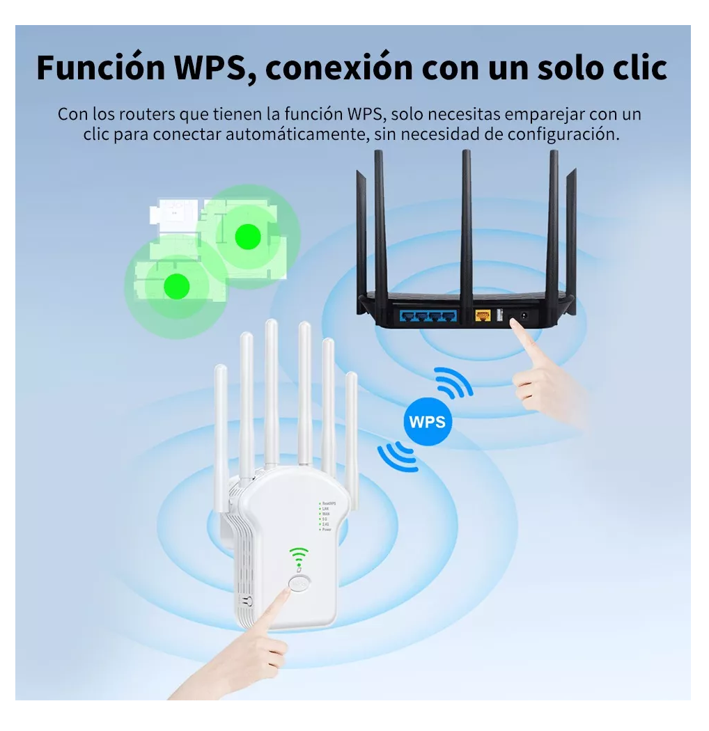 Foto 6 pulgar | Repetidor Wifi Ourlife U136 Amplificador De Señal 110-240v Blanco