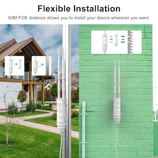 Foto 5 | Extensor De Doble Banda Wavlink Ac600 Para Puntos De Acceso Wifi Para Exteriores - Venta Internacional.