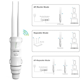 Foto 6 | Extensor De Doble Banda Wavlink Ac600 Para Puntos De Acceso Wifi Para Exteriores - Venta Internacional.