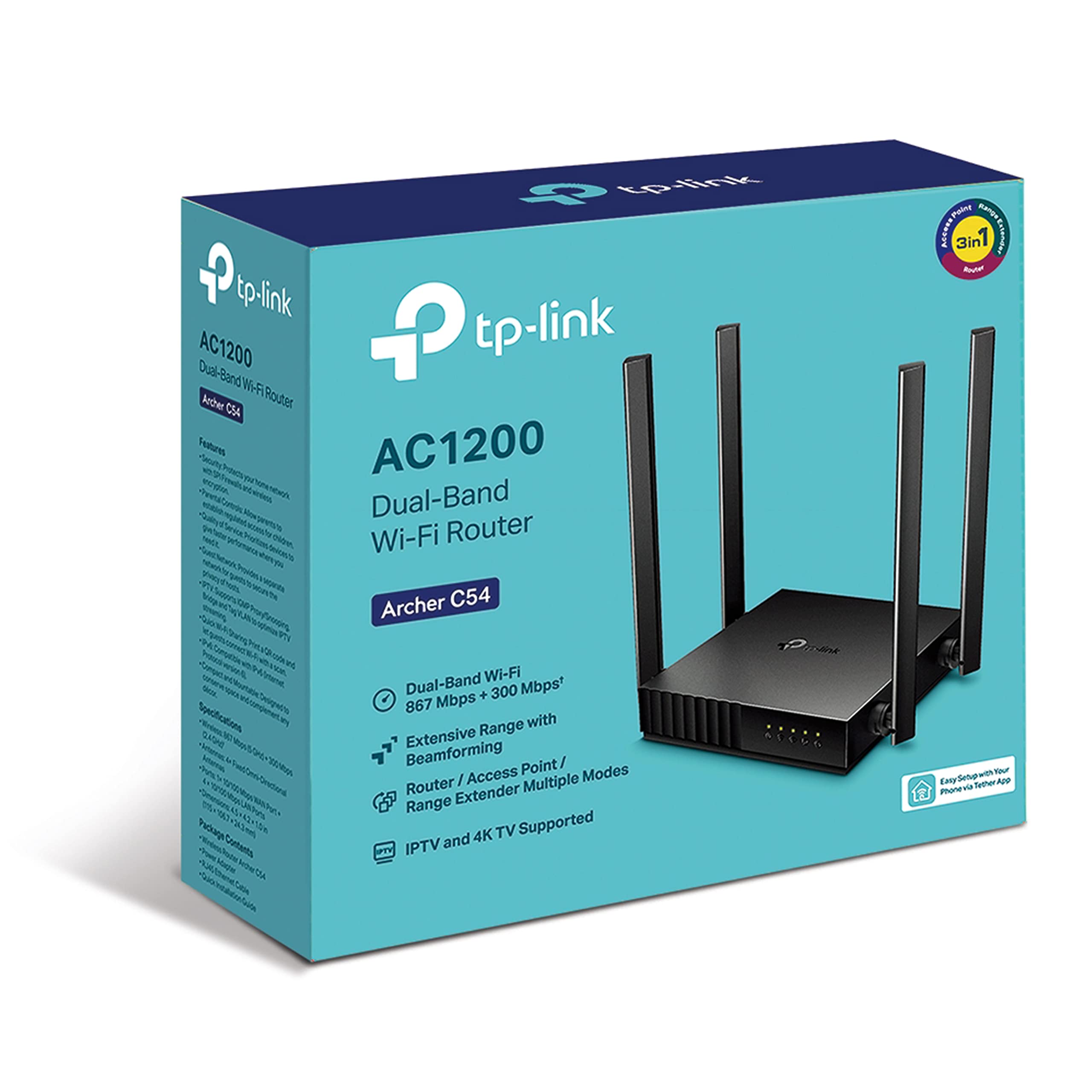 Foto 5 pulgar | Router Wifi Tp-link Archer C54 Ac1200 Mu-mimo De Doble Banda - Venta Internacional.