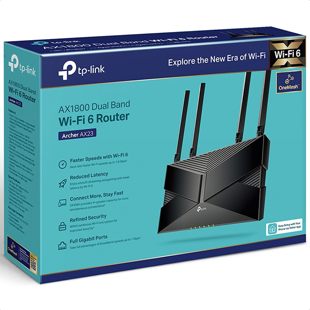 Foto 9 pulgar | Router Inalambrico Tp-link Archer Ax23 Ax1800 Wi-fi 6 Doble Banda 2.4 Y 5ghz