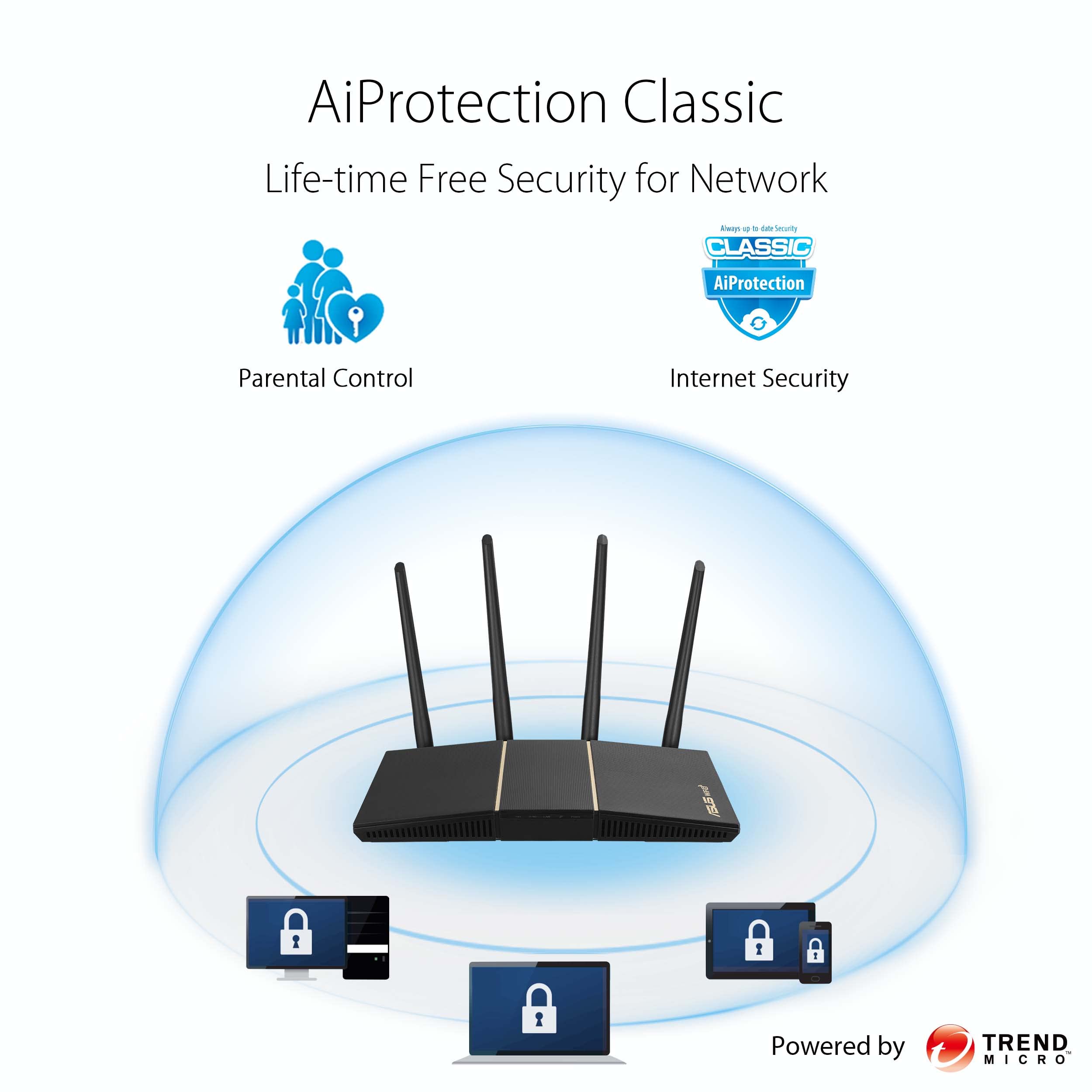 Foto 6 | Router Wifi 6 Asus Ax3000 (rt-ax57) Gigabit De Doble Banda - Venta Internacional.