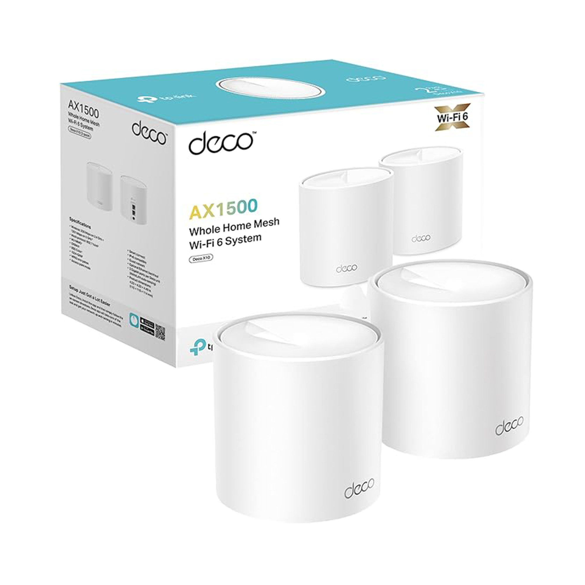 Foto 3 pulgar | Sistema Wi-fi 6 Mesh Tp-link Deco X10 (2-pack), Ax1500, De Doble Banda, Blanco