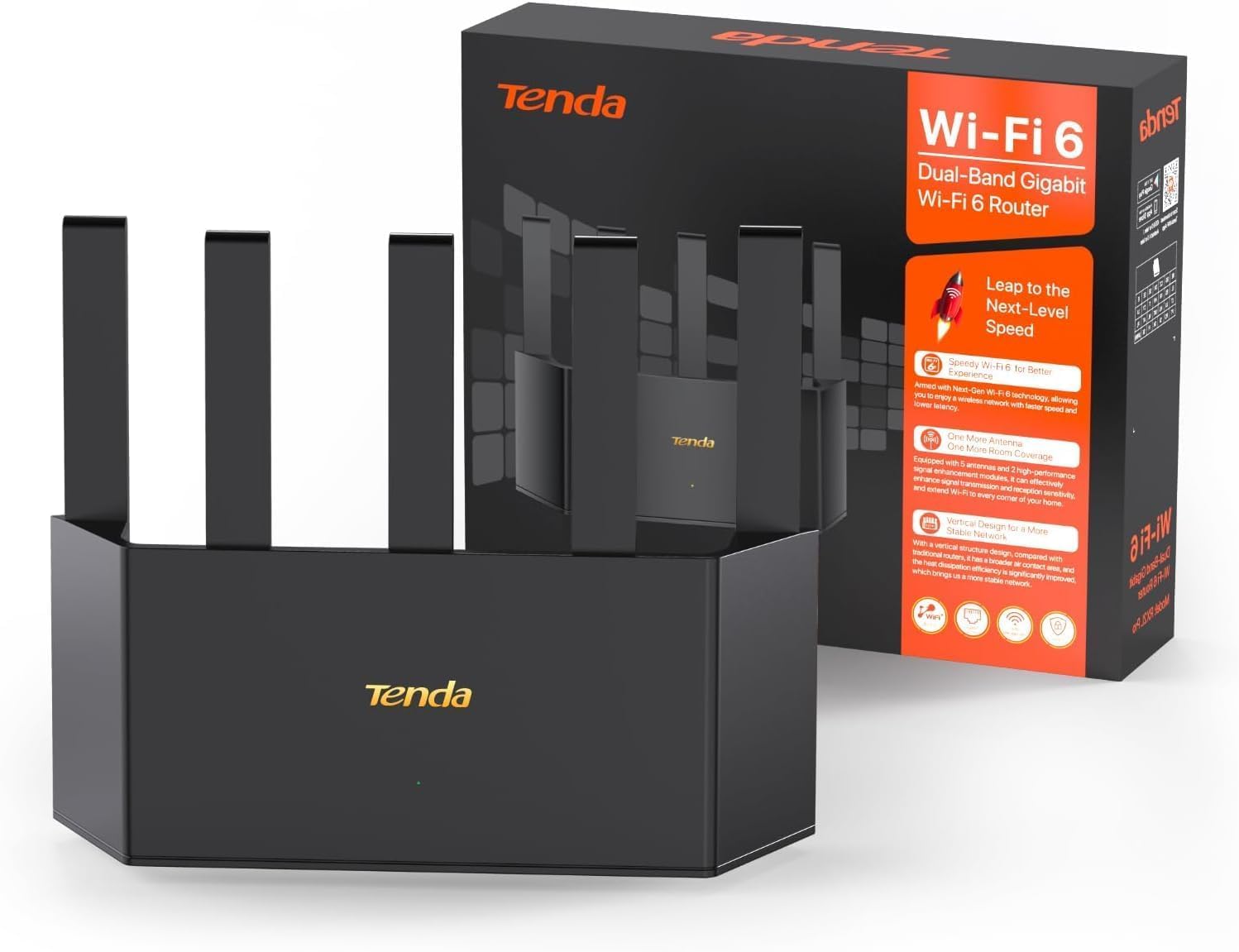 Foto 2 pulgar | Router Wifi 6 Tenda Ax1500 Rx2l Pro De Doble Banda Gigabit - Venta Internacional.