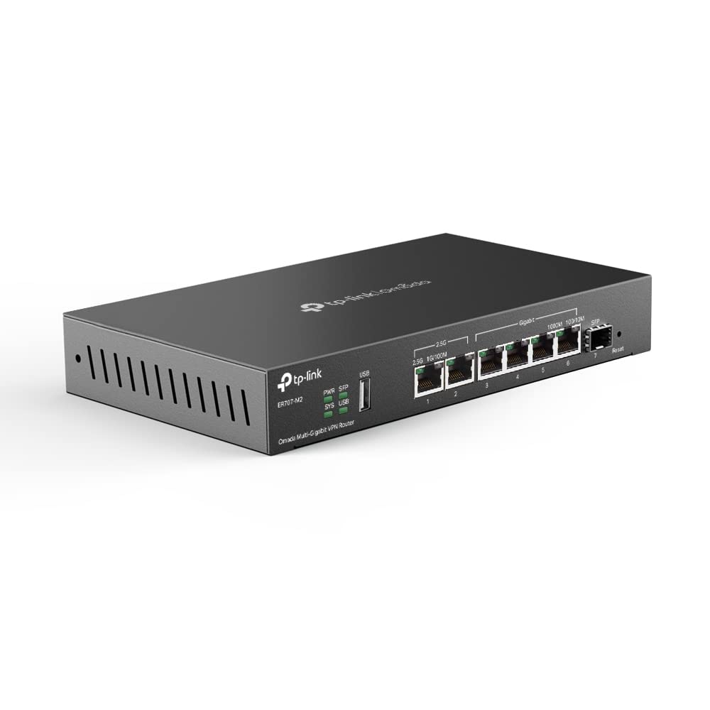 Foto 3 pulgar | Enrutador Vpn Tp-link Er707-m2 Omada Con Dos Puertos Wan De 2,5 Gig - Venta Internacional.