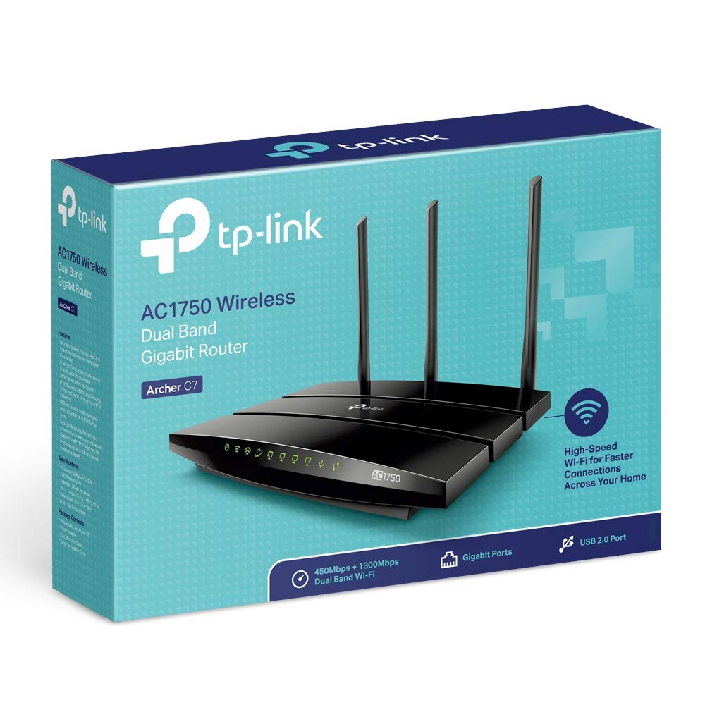 Foto 5 pulgar | Router Wifi Tp-link Archer C7 Ac1750 Inalámbrico De Doble Banda - Venta Internacional.