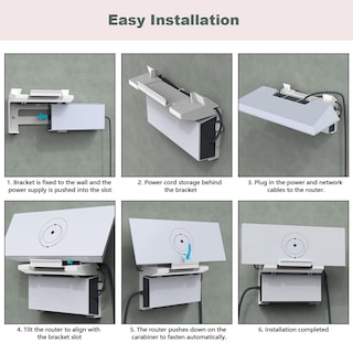 Foto 4 | Soporte para Enrutador Starlink Gen 3 y Fuente de Alimentación Edup V3 - Venta Internacional