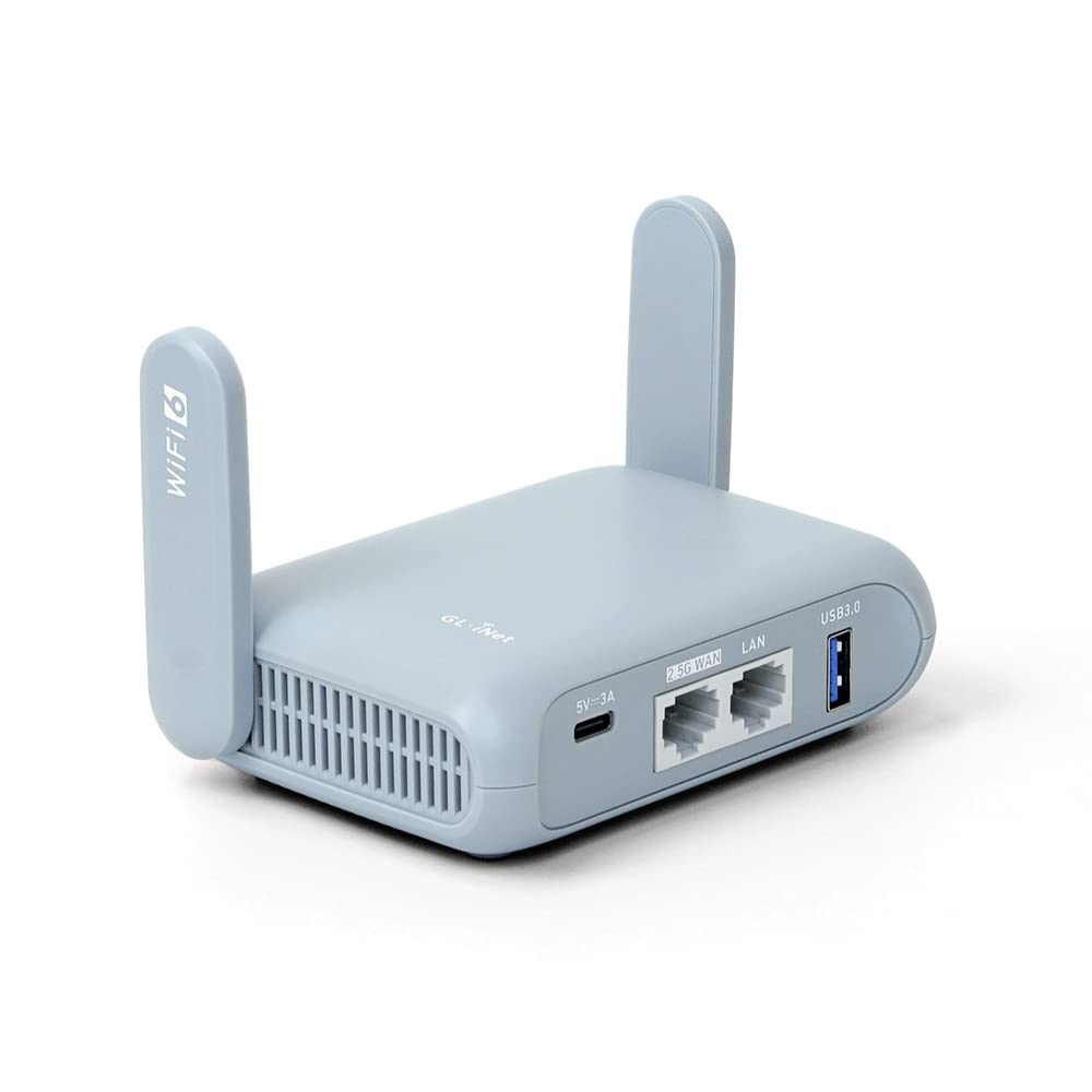 Enrutador Portátil De Viaje Gl.inet Gl-mt3000 Beryl Ax Wi-fi 6 - Venta Internacional.