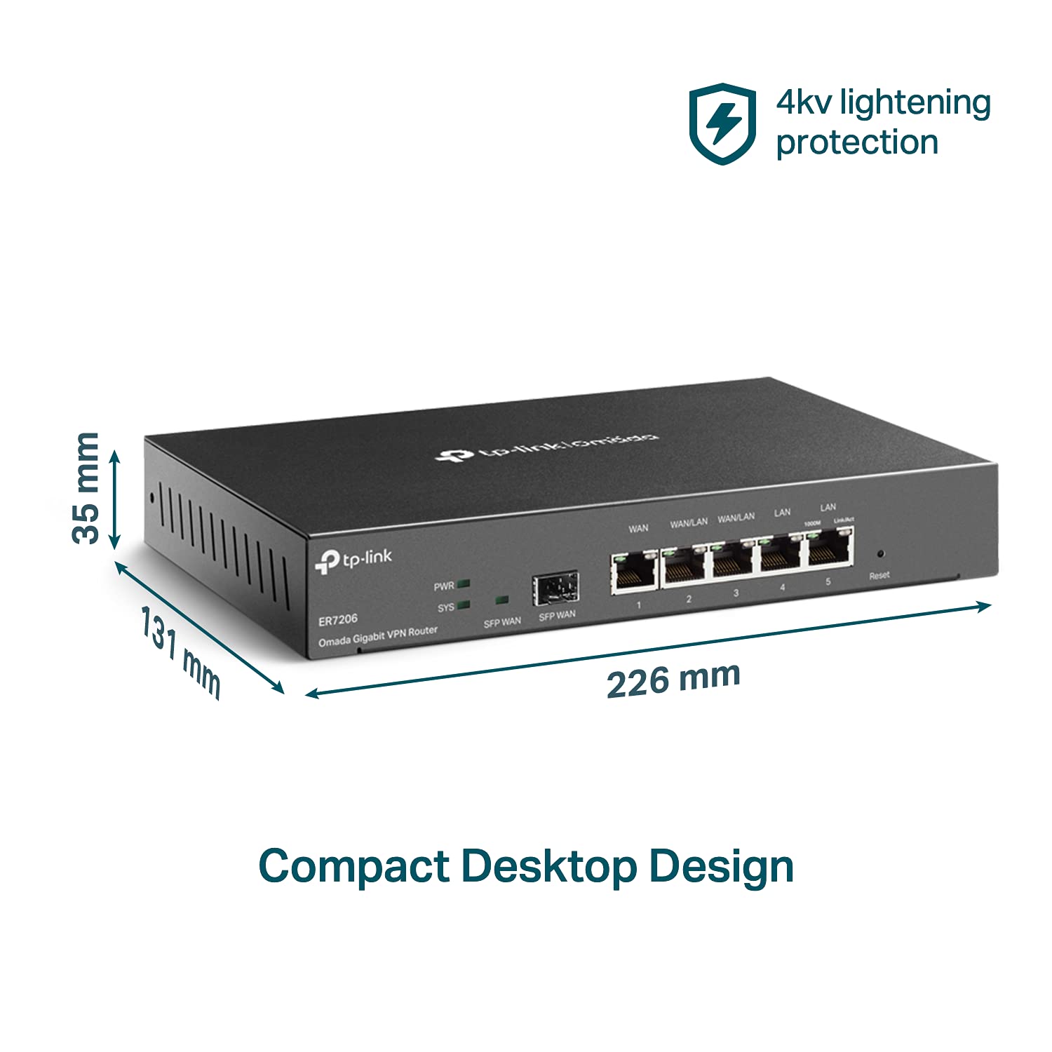 Foto 7 pulgar | Router Tp-link Er7206 Multi-wan Gigabit Vpn Firewall 700 Clientes - Venta Internacional.