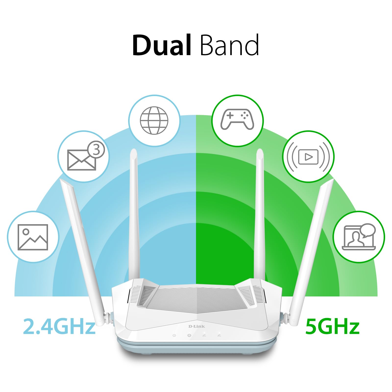 Foto 3 pulgar | Enrutador D-link Eagle Pro Ai Wifi 6 Smart Ax1800 - Venta Internacional