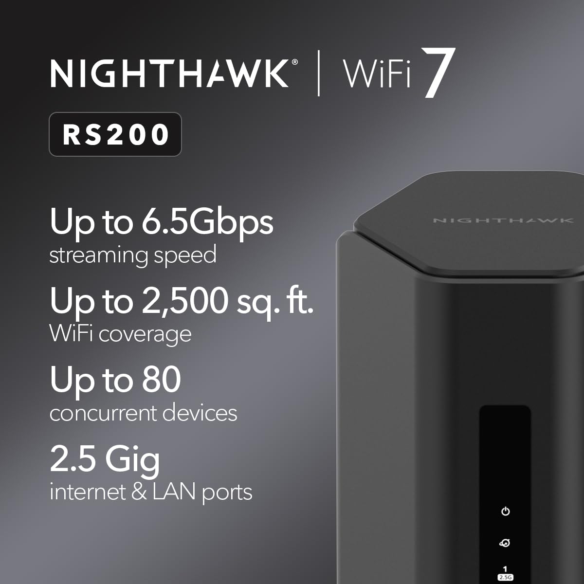 Foto 3 pulgar | Router Netgear Nighthawk Rs200 Wifi 7 De Doble Banda De 6,5 Gbps - Venta Internacional.