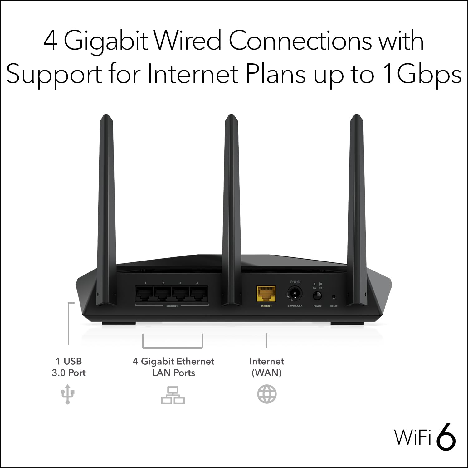 Foto 4 pulgar | Enrutador Wifi 6 Netgear Nighthawk Rax30 Ax2400 De 2,4 Gbps - Venta Internacional.