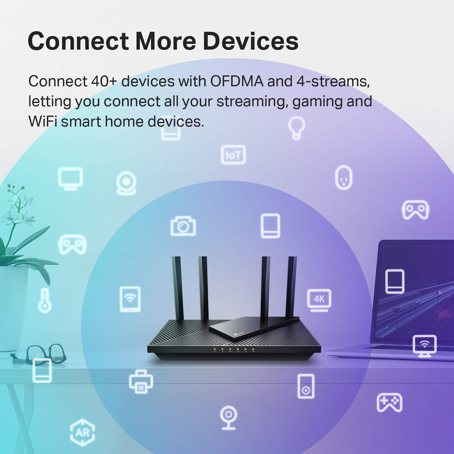 Foto 4 | Router Wifi 6 Tp-link Archer Ax21 Ax1800 De Doble Banda Gigabit - Venta Internacional.