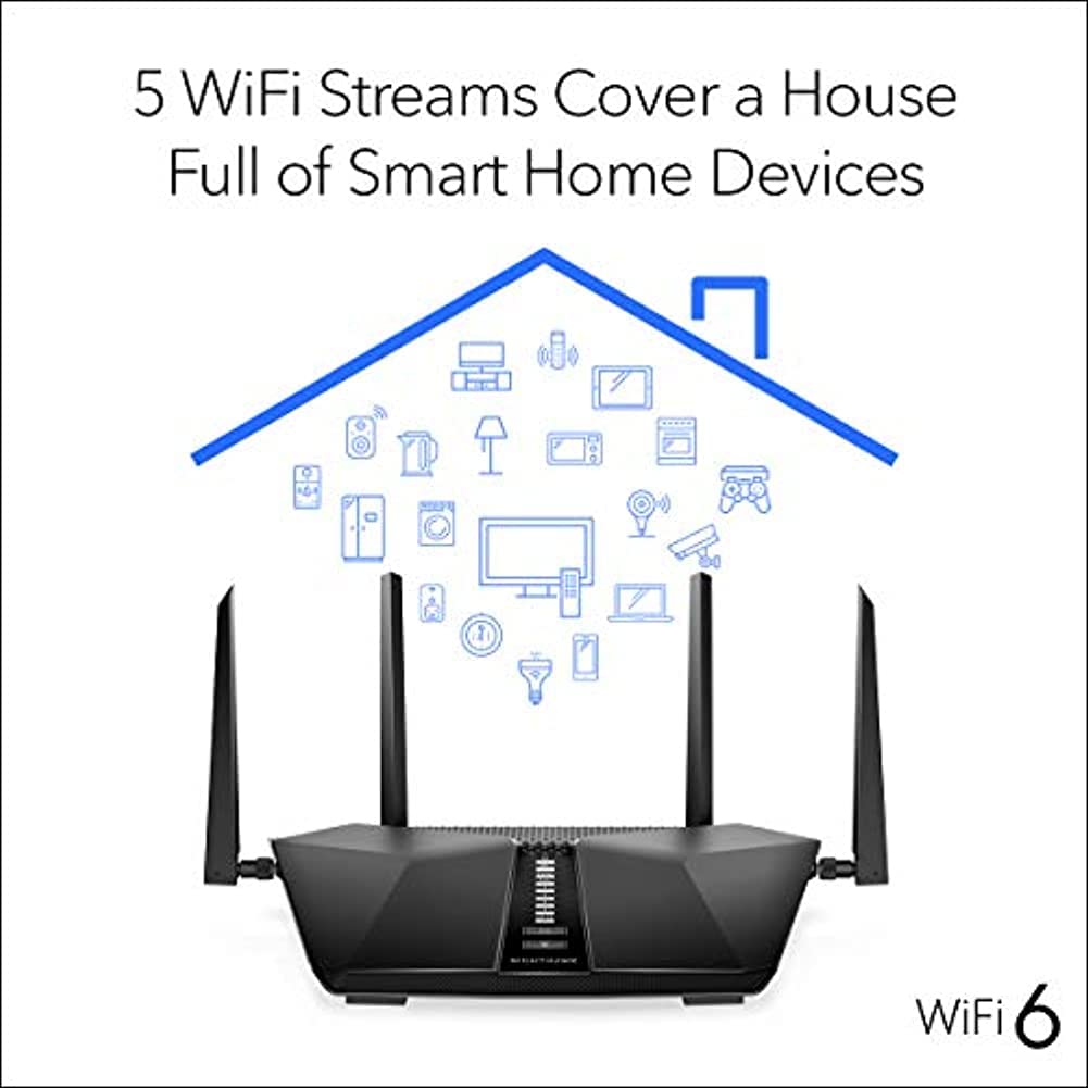 Foto 4 pulgar | Router Wifi 6 Netgear Nighthawk Rax43 Ax4200 para 2500 Pies Cuadrados - Venta Internacional