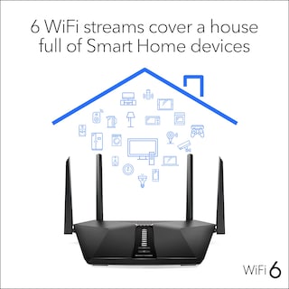 Foto 3 | Router Wifi 6 Netgear Nighthawk Rax50 Ax5400 De Doble Banda - Venta Internacional.