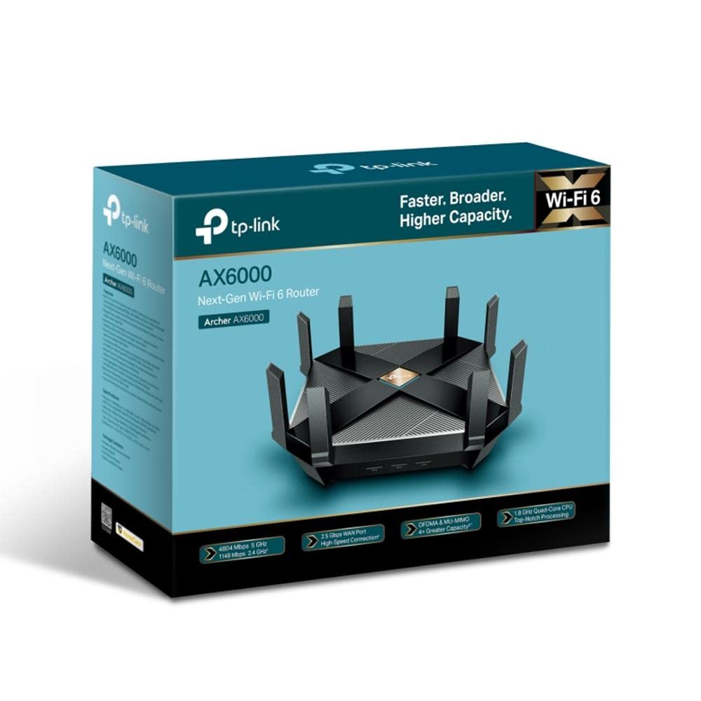 Foto 7 pulgar | Router Wifi 6 Tp-link Archer Ax6000 8-stream Gaming 2.5g - Venta Internacional