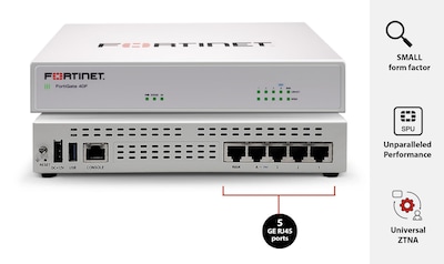 Foto 2 | Dispositivo De Firewall Fortinet Fortigate-40f Con 5 Puertos Rj45 - Venta Internacional.