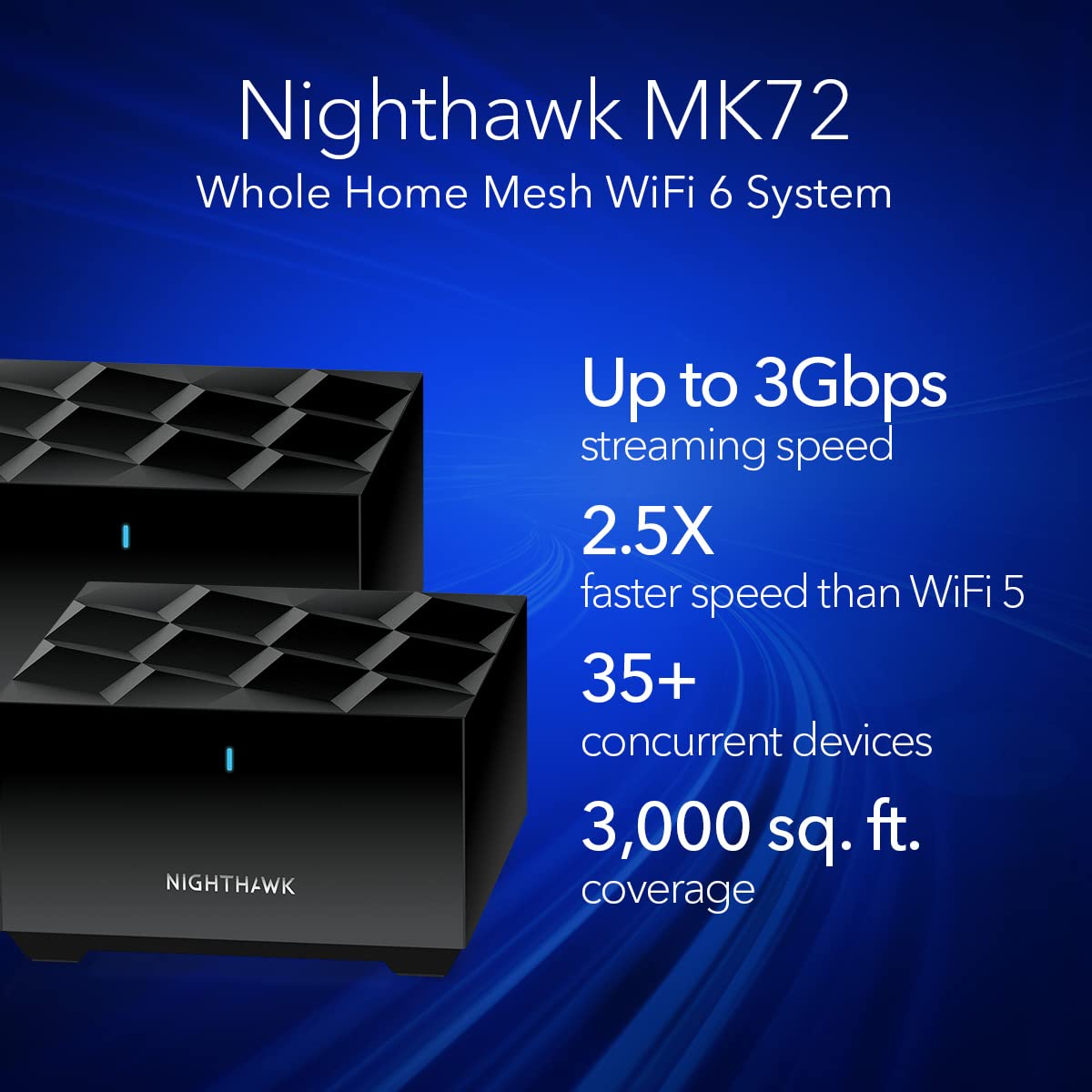 Foto 3 pulgar | Sistema Wifi 6 Netgear Nighthawk Advanced Mk72 Ax3000 - Venta Internacional.