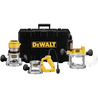 Foto 1 | Kit de Router Dewalt Dw618b3 con Base Fija y Sumergida 12 a 2,25 Hp - Venta Internacional