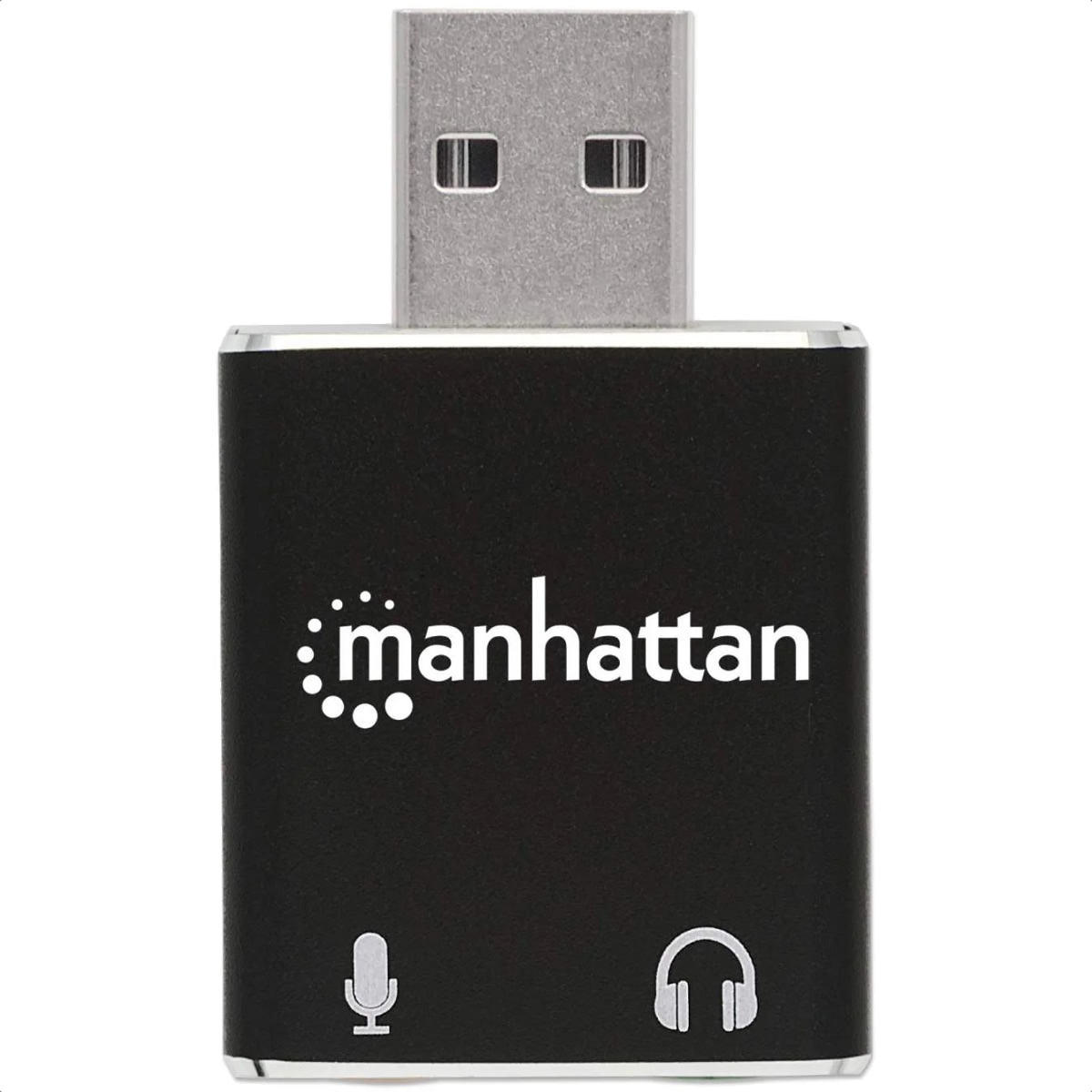 Foto 5 pulgar | Convertidor Adaptador De Audio Manhattan Estereo Usb A 3.5mm Alta Velocidad 152754