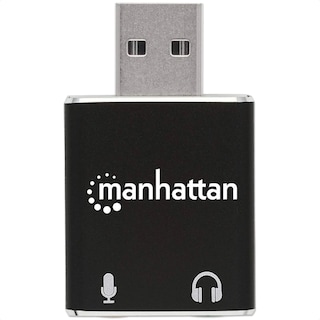 Foto 4 | Convertidor Adaptador De Audio Manhattan Estereo Usb A 3.5mm Alta Velocidad 152754