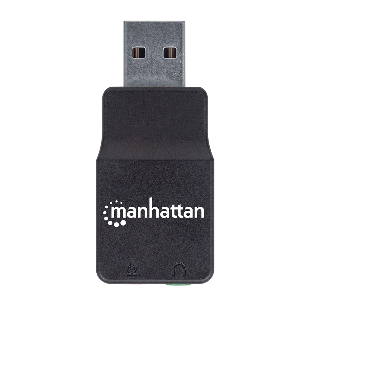 Foto 6 pulgar | Convertidor Adaptador De Audio Manhattan Estereo Usb A 3.5mm Alta Velocidad 152754