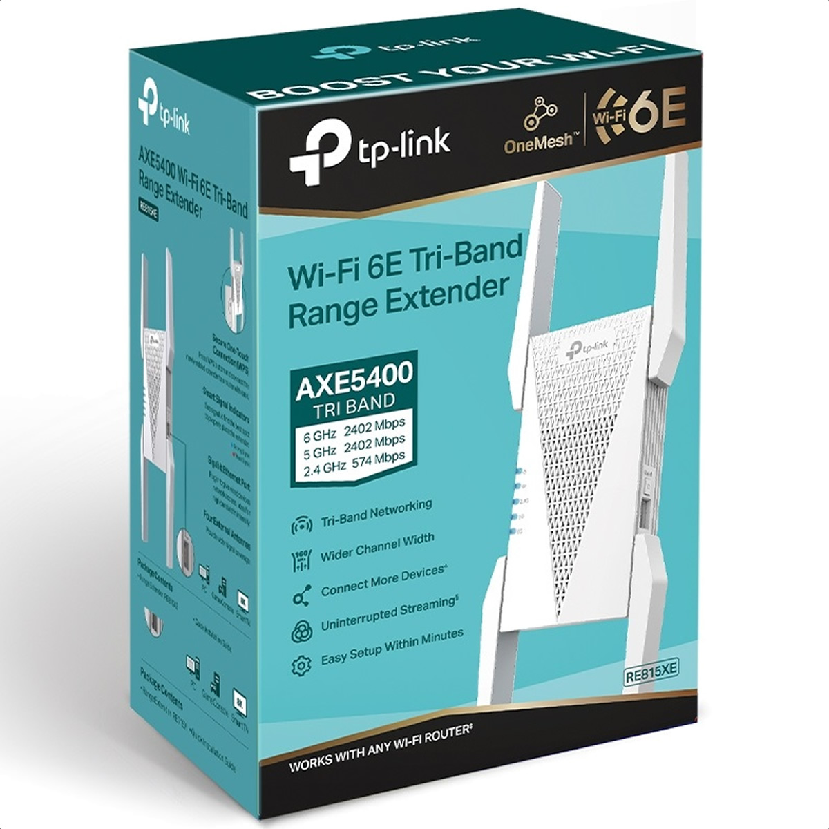 Foto 2 | Repetidor Expansor De Señal Wi-fi 6e Tp-link Re815xe Triple Banda Axe5400 Mesh