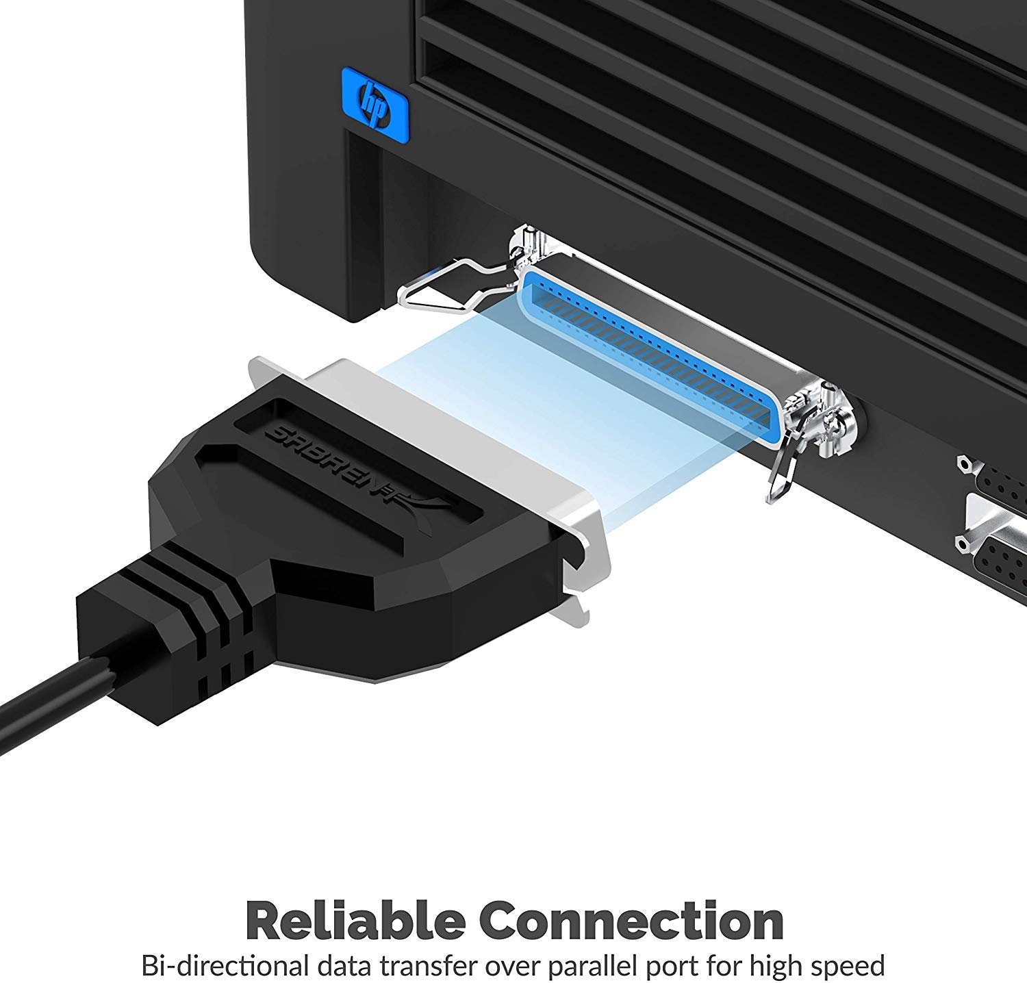 Foto 5 pulgar | Adaptador De Cable Usb A Impresora Paralela Sabrent Cb-cn36 - Venta Internacional.
