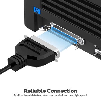 Foto 4 | Adaptador De Cable Usb A Impresora Paralela Sabrent Cb-cn36 - Venta Internacional.