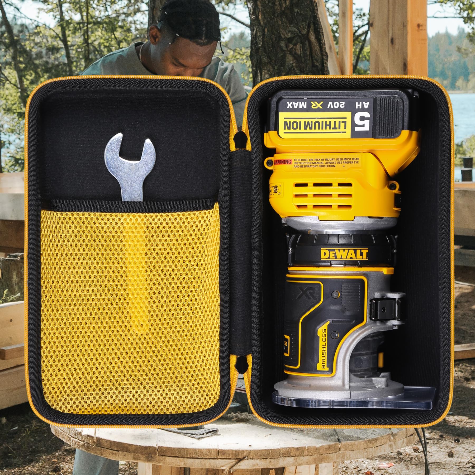 Foto 7 | Funda Rígida Para El Router Inalámbrico Dewalt 20v Max Xr Dcw600b - Venta Internacional.